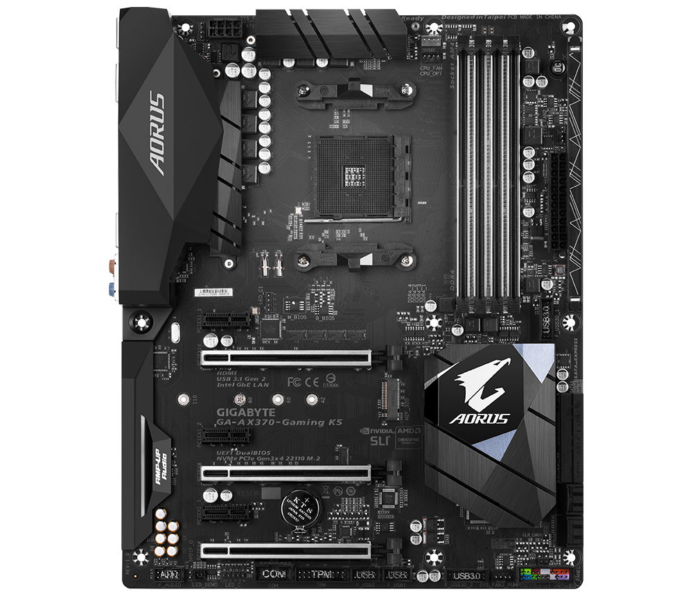 Gigabyte GA-AX370-Gaming K5 - Motherboard Specifications On MotherboardDB